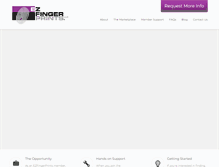 Tablet Screenshot of ezfingerprintsfranchise.com